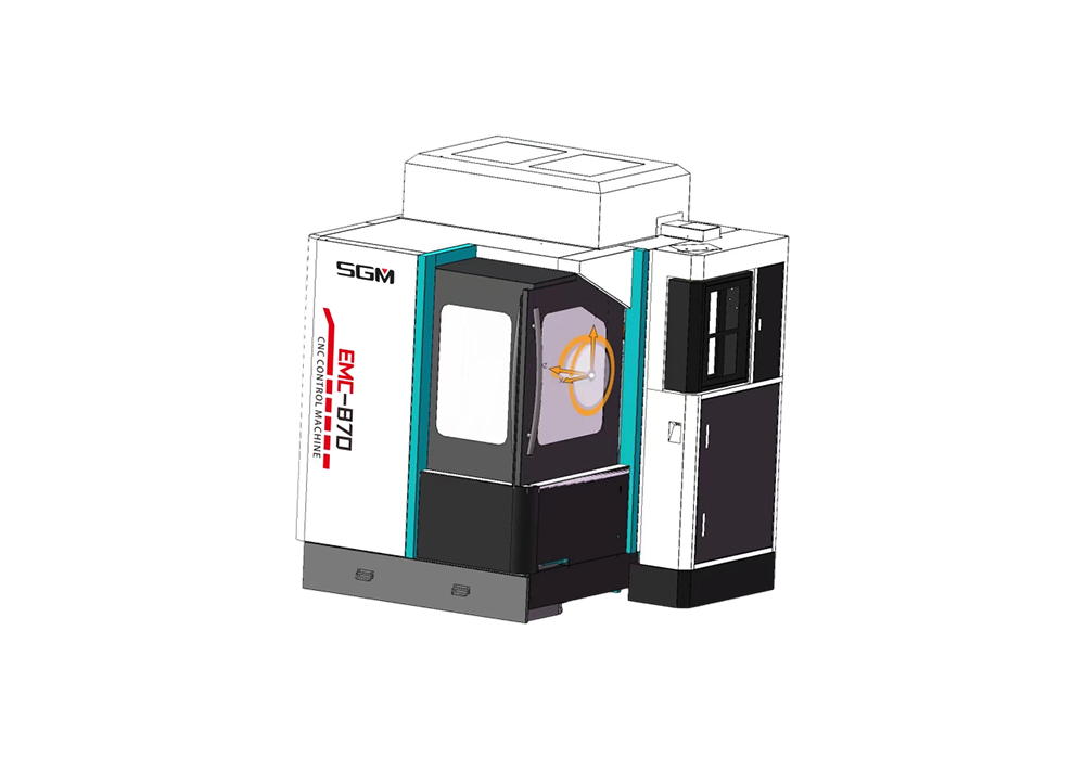 EMC-870 Ultra-İnce İşleme Yeteneği Gravür ve Freze Makinesi
